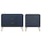 Manhattan Comfort 2-Piece DUMBO Standard 3-Drawer Dresser and DUMBO 2.0 Nightstand in Midnight Blue 2-DB02-MB - alternate 4